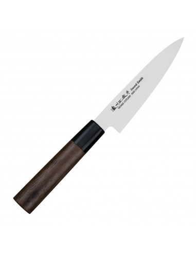 Satake Cutlery Mfg Kenta Walnut Nóż uniwersalny 12 cm