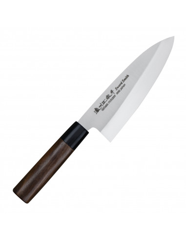Satake Cutlery Mfg Kenta Walnut Nóż Deba 16 cm
