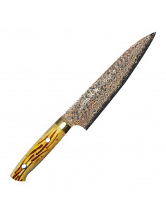 Takeshi Saji OBB Black VG-10 Color Nóż Szefa kuchni 18 cm