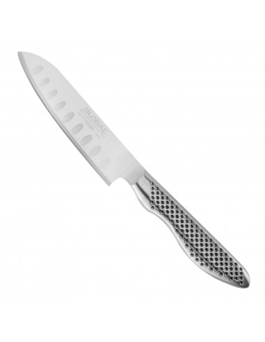 GLOBAL Japoński nóż mini Santoku 11 cm żłobiony GS-57