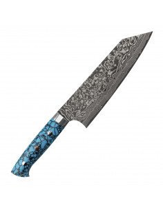 Takeshi Saji BTQ R-2 Black Nóż Bunka 17 cm