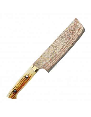 Takeshi Saji OBB Black VG-10 Color Nóż Nakiri 17 cm