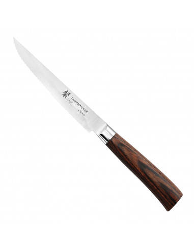 Tamahagane San Brown VG-5 Nóż do steków 12,5 cm