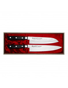 SATAKE Cutlery Mfg Daichi Japoński Zestaw 2 noży w pudełku HG8555W