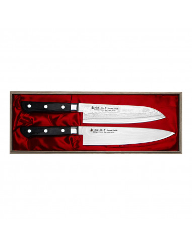 SATAKE Cutlery Mfg Daichi Japoński Zestaw 2 noży w pudełku HG8555W