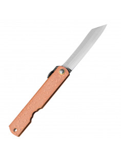 Nóż kieszonkowy Aogami Higonokami Mizushibuki 8,0 cm Pink