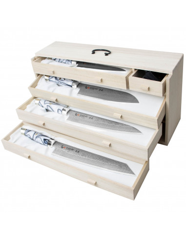 Mcusta Limited "White Tiger" zestaw 4 noży