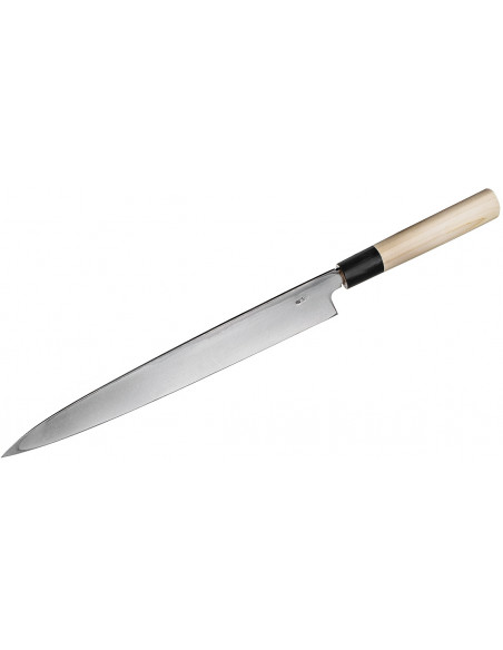 TOJIRO Aogami Damascus Japoński Nóż Yanagi-Sashimi 27 cm F-1021