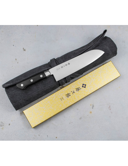 TOJIRO Classic Japoński Nóż Santoku VG-10 21 cm F-500