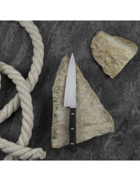 TOJIRO Gai Damascus Japoński Nóż uniwersalny VG-10 13,5 cm F-1353