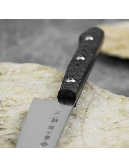 TOJIRO Gai Damascus Japoński Nóż uniwersalny VG-10 13,5 cm F-1353