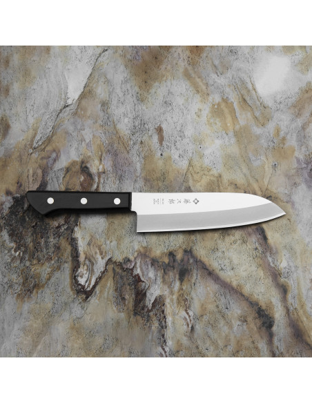 TOJIRO Basic Japoński Nóż Santoku VG-10 16,5 cm F-316
