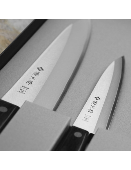 Tojiro Basic VG-10 Zestaw Nóż Szefa kuchni 20 cm + uniwersalny 13,5 cm