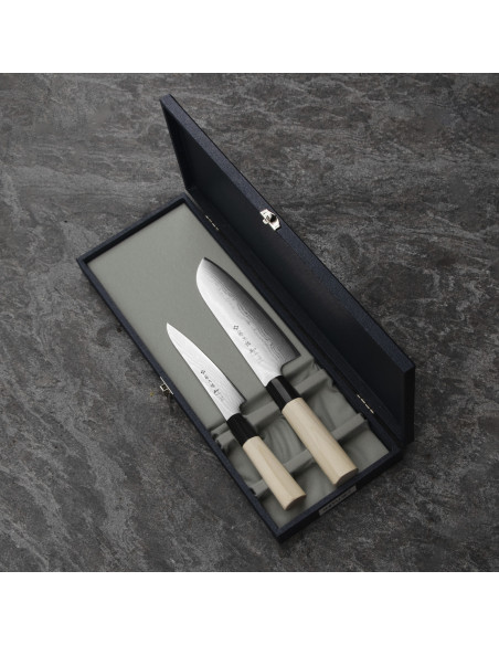 Tojiro Shippu Zestaw Uniwersalny 13 cm + Santoku 16,5 cm
