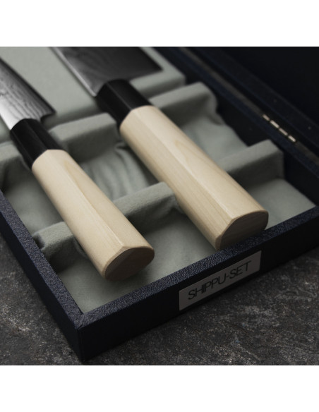Tojiro Shippu Zestaw Uniwersalny 13 cm + Santoku 16,5 cm