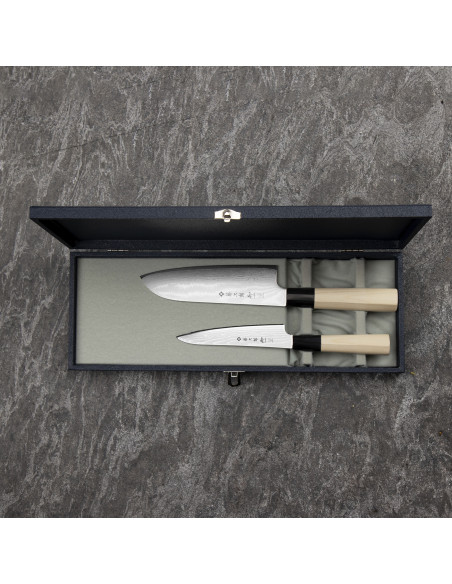 Tojiro Shippu Zestaw Uniwersalny 13 cm + Santoku 16,5 cm
