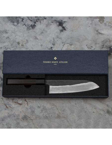 TOJIRO Atelier EB Forged Japoński Nóż Santoku VG-10 17 cm AJ-5/SA170-V63R