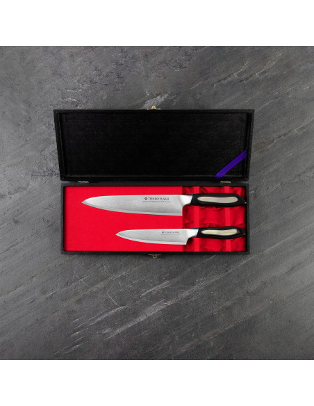 Tojiro Flash Zestaw Nóż szefa 21 cm + uniwersalny 15 cm