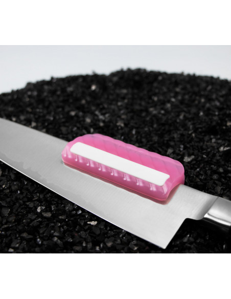 TOJIRO Japońska Prowadnica do ostrzenia noży różowa
