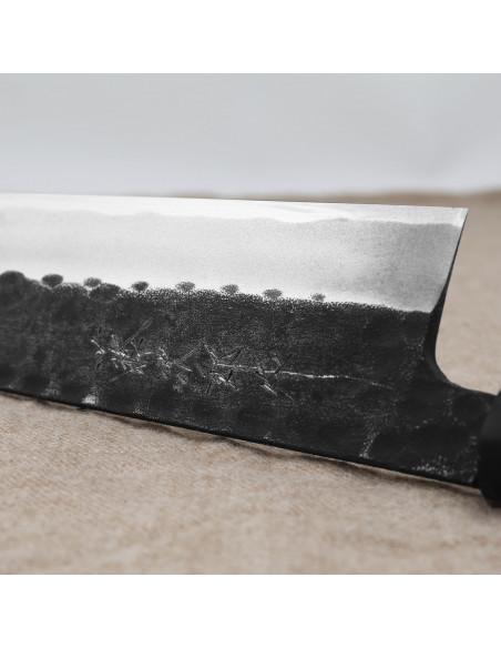 Tojiro Black Hammered Shirogami2 Nóż Usuba 19,5 cm