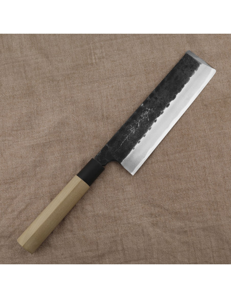 Tojiro Black Hammered Shirogami2 Nóż Usuba 19,5 cm