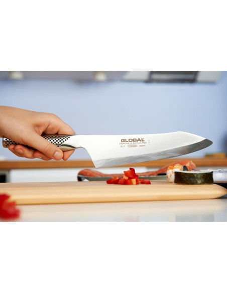 GLOBAL Nóż Orientalny Deba 18 cm Praworęczny G-7R
