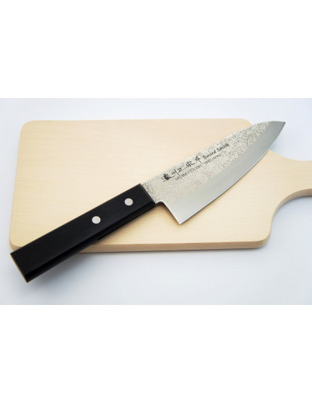 SATAKE Nashiji Black Pakka Nóż Deba 15,5 cm JAPAN