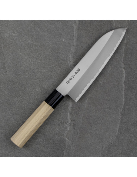 Satake Yoshimitsu Rdzewny Nóż Santoku 17cm