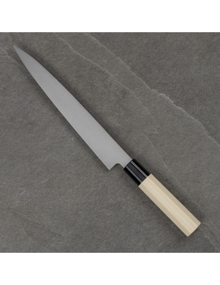 Satake Yoshimitsu Rdzewny Nóż Yanagi-Sashimi 21cm