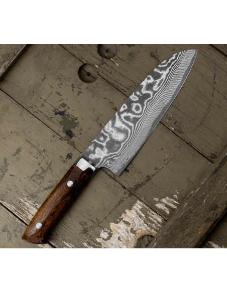 Takeshi Saji IW Nóż Santoku 18cm VG-10