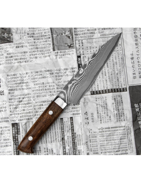 Takeshi Saji IW Ręcznie kuty nóż uniwersalny 15cm VG-10
