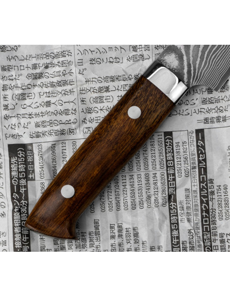 Takeshi Saji IW Ręcznie kuty nóż uniwersalny 15cm VG-10