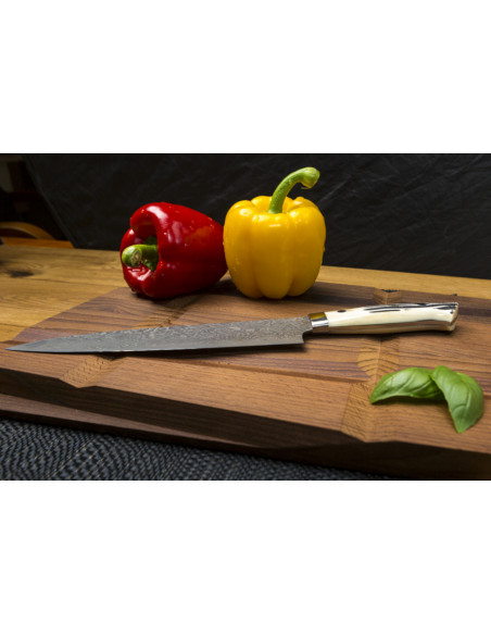 Takeshi Saji WBB Ręcznie kuty nóż Santoku 18cm R-2