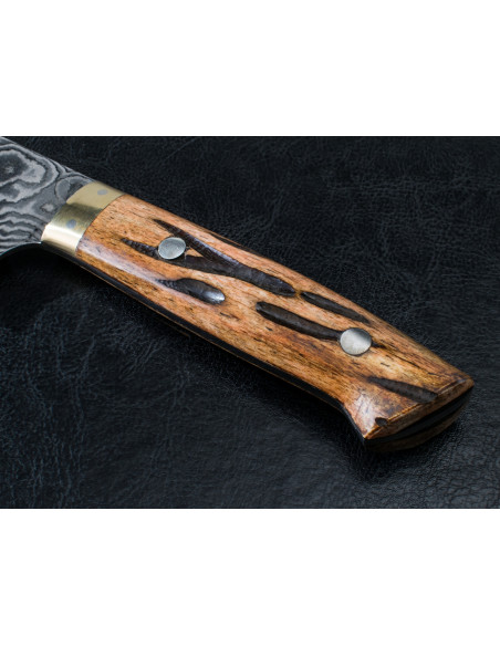 Takeshi Saji YBB Ręcznie kuty nóż Santoku 18cm VG-10