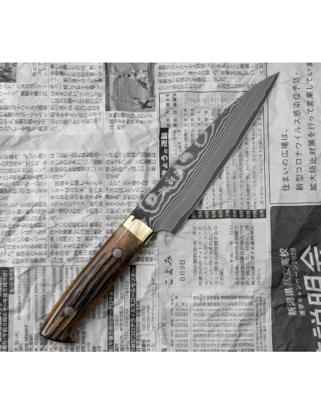 Takeshi Saji YBB Ręcznie kuty nóż uniwersalny 15cm VG-10