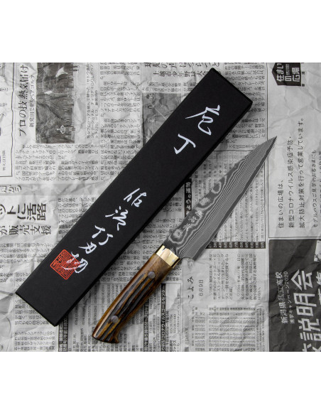 Takeshi Saji YBB Ręcznie kuty nóż uniwersalny 15cm VG-10