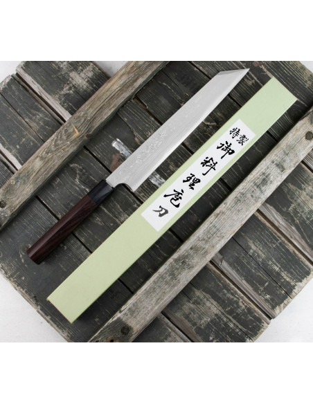 Hideo Kitaoka Nóż Shirogami Kiritsuke 24 cm