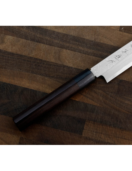Hideo Kitaoka Nóż Shirogami Satin Yanagi 24 cm