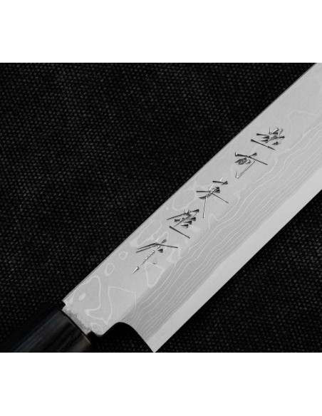 Hideo Kitaoka Nóż Shirogami Satin Yanagi 24 cm