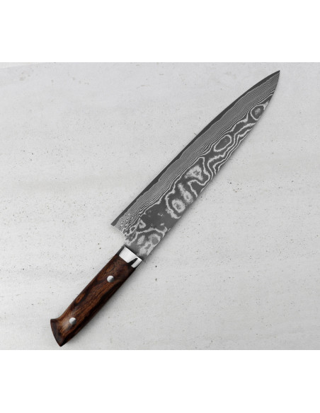 Takeshi Saji IW Ręcznie kuty nóż Szefa 24cm VG-10