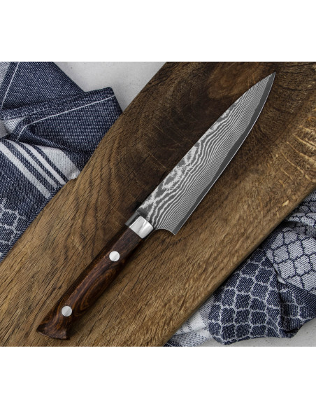 Takeshi Saji IW Ręcznie kuty nóż uniwersalny 13cm VG-10