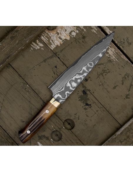 Takeshi Saji YBB Ręcznie kuty nóż Szefa 18cm VG-10