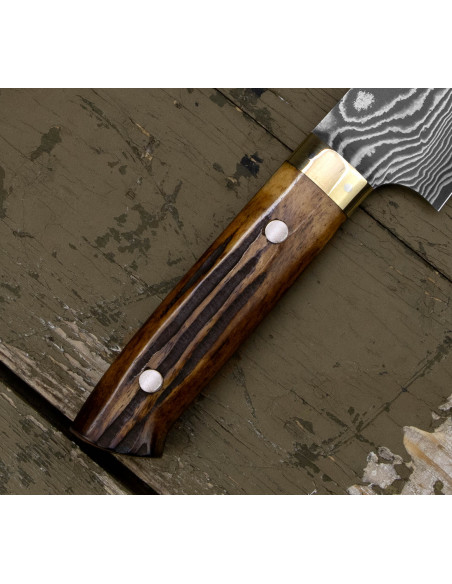 Takeshi Saji YBB Ręcznie kuty nóż Szefa 18cm VG-10