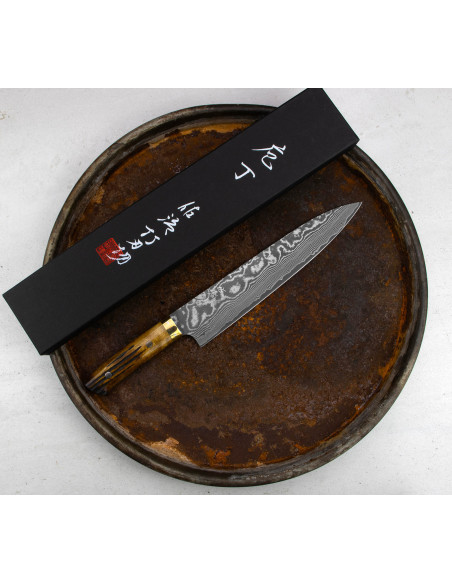 Takeshi Saji YBB Ręcznie kuty nóż Szefa 24cm VG-10