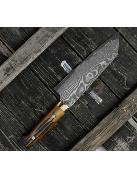 Takeshi Saji YBB Ręcznie kuty nóż Bunka 17cm VG-10