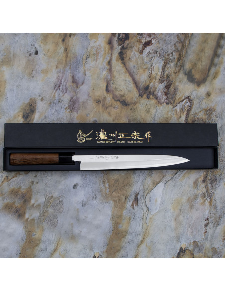 SATAKE Aogami Pro Japoński Nóż Sashimi Yanagiba 27 cm 802-918