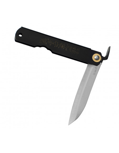 Nóż kieszonkowy Shirogami Higonokami Sasaha Black 7,9 cm