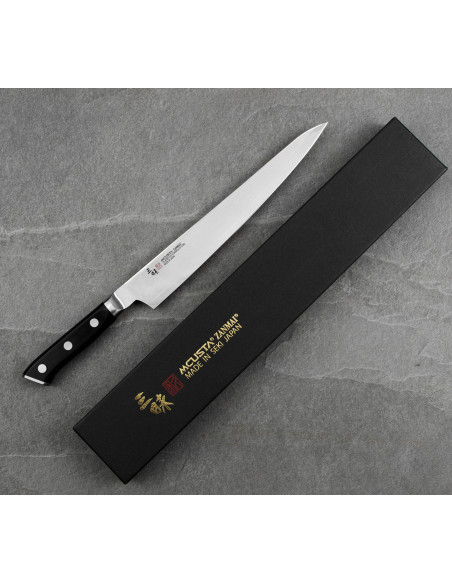 Mcusta Zanmai Classic Damascus VG-10 Pakka Nóż Sujihiki 24cm