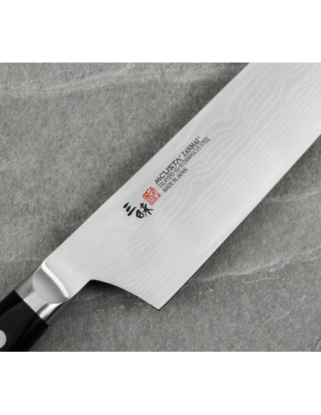 MCUSTA ZANMAI Classic Damascus Pakka Nóż Szefa 24