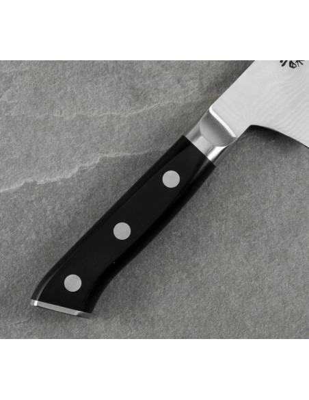 MCUSTA ZANMAI Classic Damascus Pakka Nóż Szefa 24